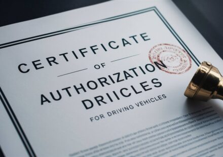 autorización para la conducción de vehículos