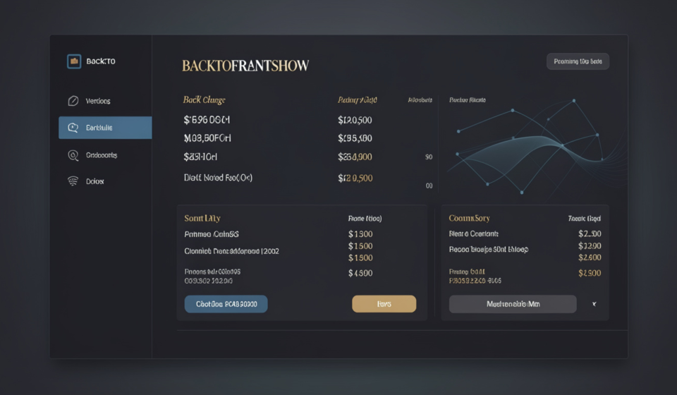 backtofrontshow pricing