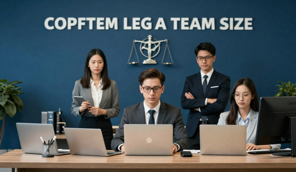 company legal team size