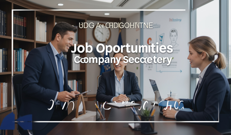 job opportunities in company secretary